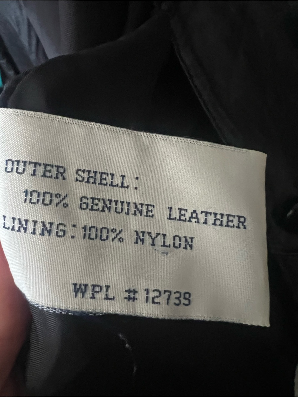 Vintage Fitz-Wright Black Leather Jacket with Floral Design - Picture 5 of 5